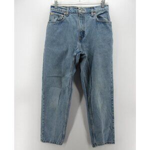 VINTAGE Levis 551 Jeans 10 Petites Relaxed Fit Tapered Leg Denim 90s*
